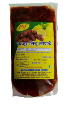 Lime Khajur Pickle