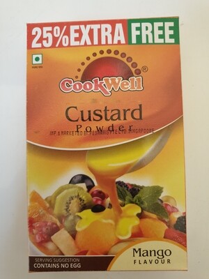Custard Powder Mango (Eggless)