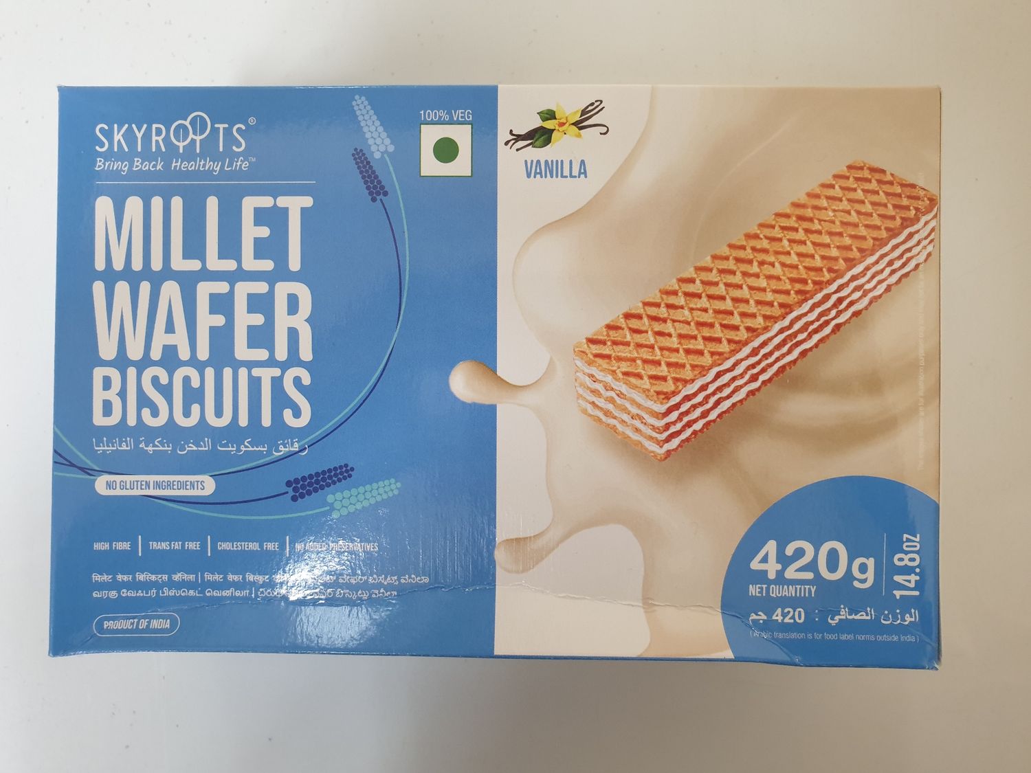 MILLET WAFER BISCUITS (VANILLA)