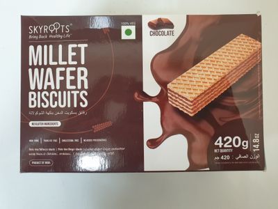 MILLET WAFER BISCUITS ( Chocolate)