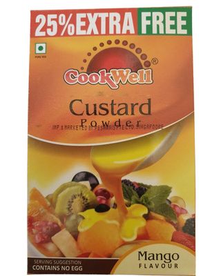 Custard Powder Mango (Eggless)