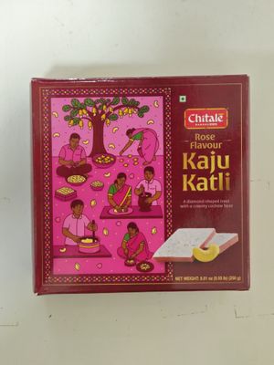 Rose Kaju Katli