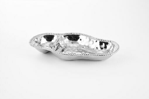Pampa Bay 2-Section Silver Serving Piece