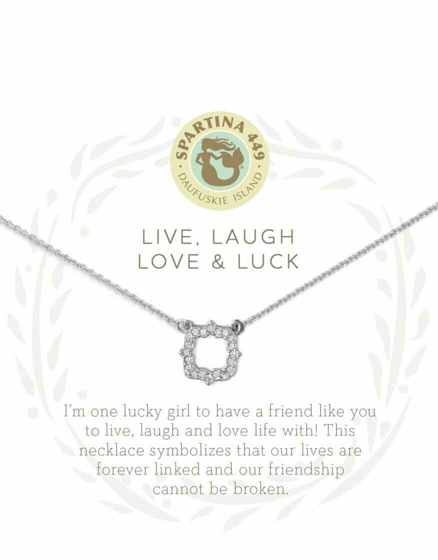 Spartina Live Laugh Love and Luck Necklace