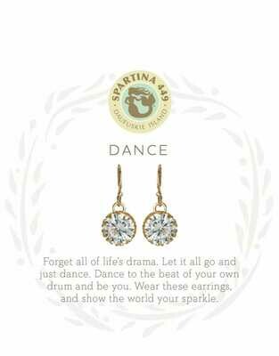 SLV Dance/Gem Drop Earrings Gold 818877