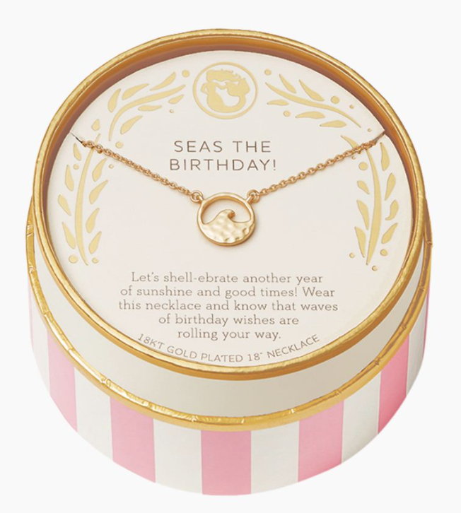 Spartina Seas the Birthday Necklace in Gold