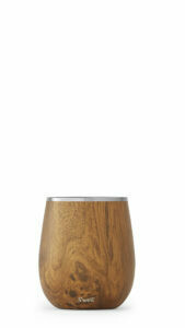Swell Wine Tumbler, finish: Teak