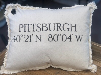 Pittsburgh Coordinate Pillow
