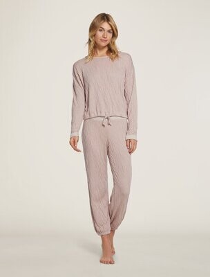 Women's Crinkle Jersey Pajamas