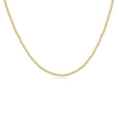15in Choker Classic Gold Bead