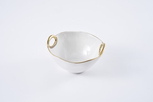Golden Handles Medium Bowl 2700-WG