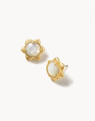 678285 Magnolia Stud Earrings Mother of Pearl