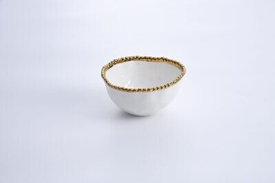 Golden Salerno Small Bowl 1717wg