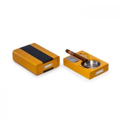 c317 Yellow Carbon Fiber Cigar Kit