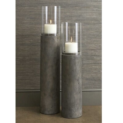Large Tall Hurricane Candleholder