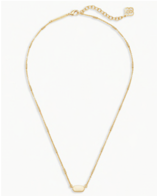 Fern Gold Pendant Necklace