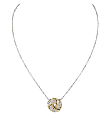 K5278 Infinity Knot Pave Single Knot Slider