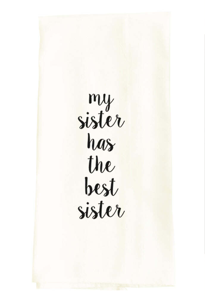 Best Sister Tea Towel
