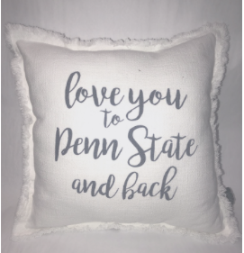 Love You to Penn State Pillow