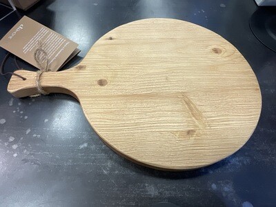 Large Modern Natural Round Charcuterie Board