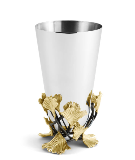 Golden Ginkgo Medium Vase
