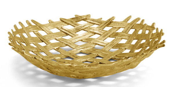 Palm Centerpiece Shallow Bowl