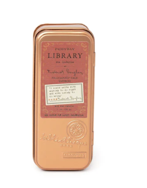 Library Travel Tin Candle