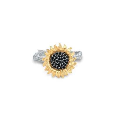 Vincent 15mm Ring with Diamonds