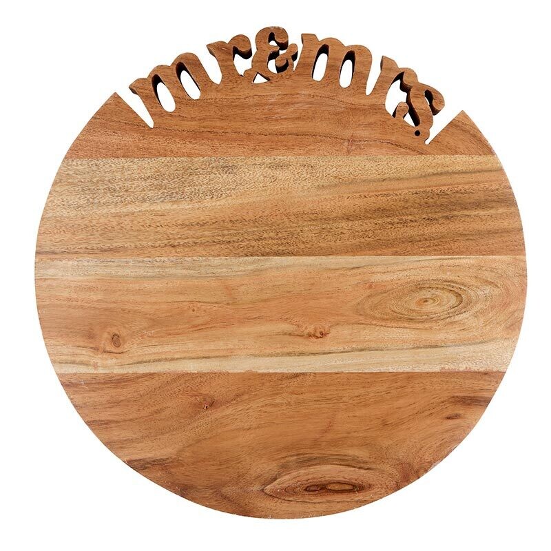 Face to Face Cutting Board - Mr & Mrs