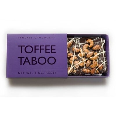 Toffee Taboo 8oz Dark Chocolate