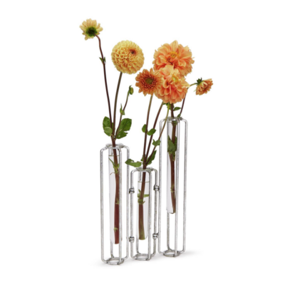 Lavoisier Set of 3 Hinge Flower Vases
