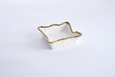 Golden Salerno Cocktail Napkin Holder 