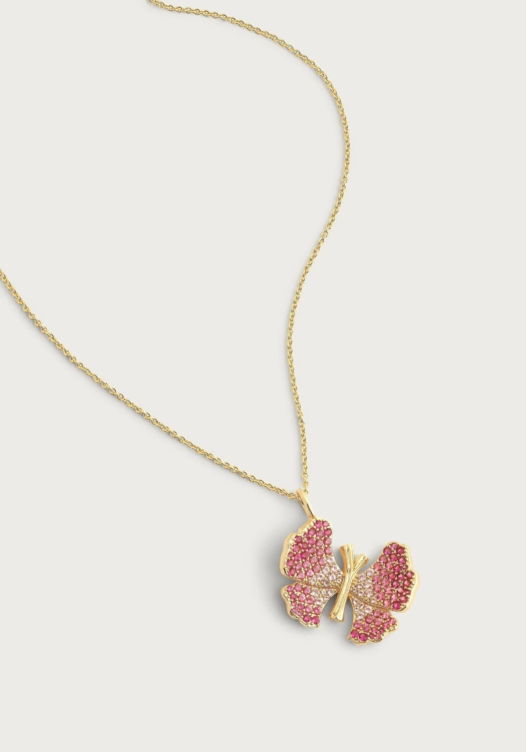 Butterfly Pave Necklace