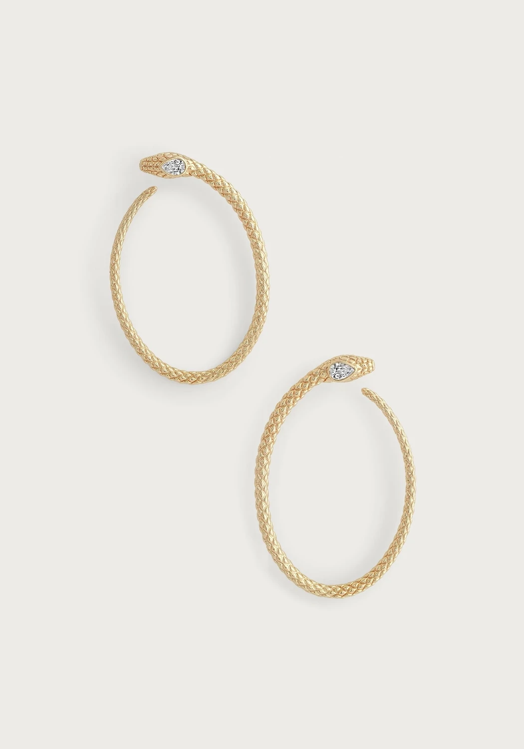 Serpent Hoop Earring