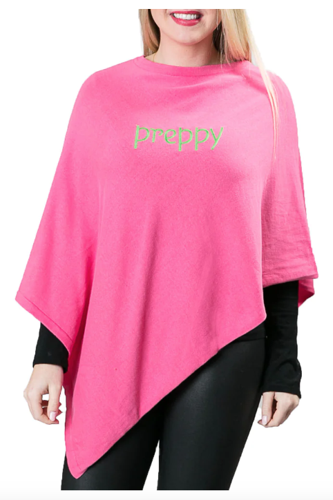 Preppy Poncho