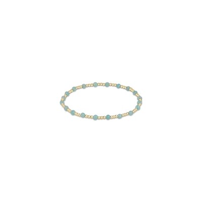 Gemstone Gold Sincerity Pattern 3mm Bracelet
