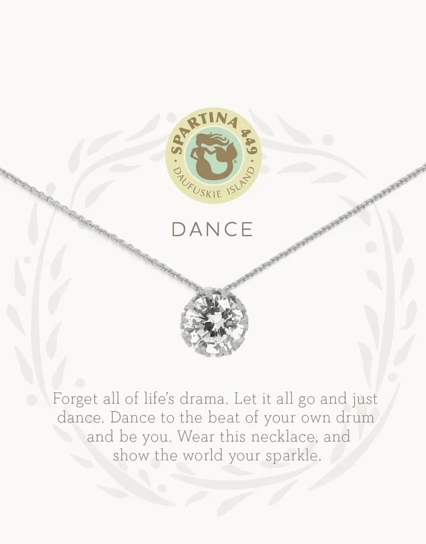 SLV Dance/Gem Necklace SIL  