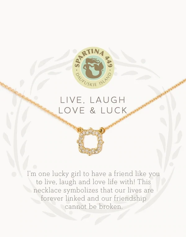 Luck Quatrefoil Necklace Gold 501873 