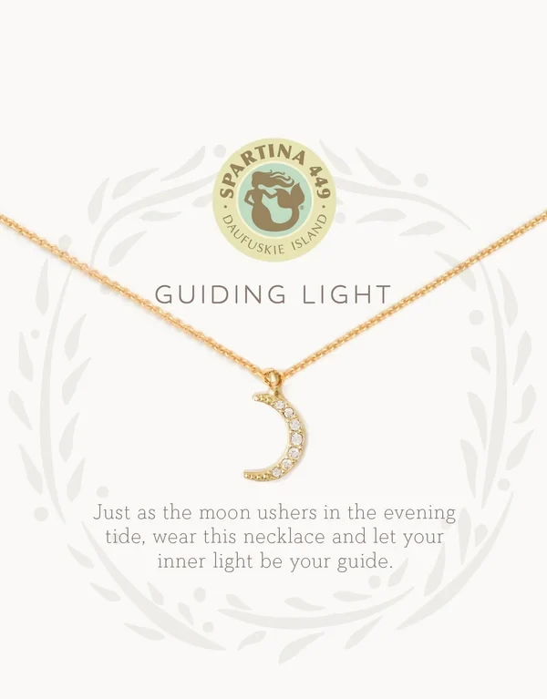 SLV Guiding LightCrescent Necklace Gold 