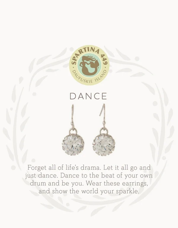 SLV  Dance/Gem Earrings SIL