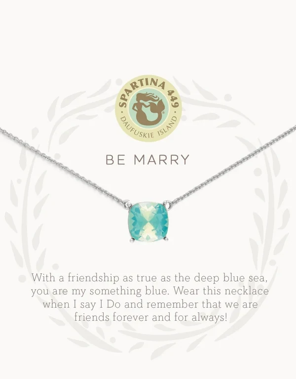 SLV 18&quot; Be Marry Necklace SIL 