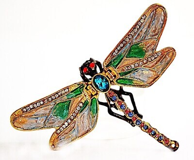 Dragonfly Jeweled Trinket Box