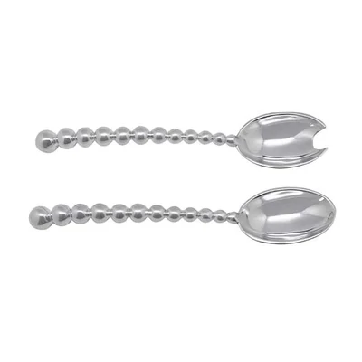 Pearled Lg Salad Servers 3719
