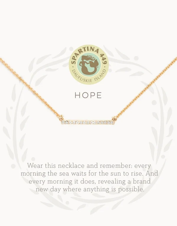 SLV Hope Horizon Necklace Gold 