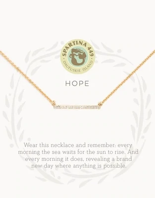 SLV Hope Horizon Necklace Gold 