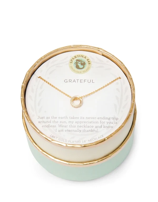 SLV Grateful/Ring Necklace Gold 965793