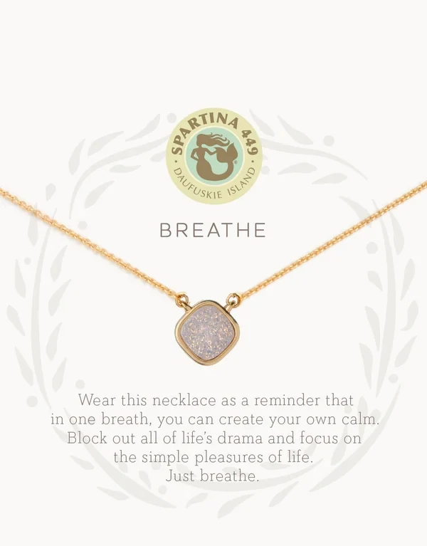 Breathe/Cream Druzy Necklace 512459