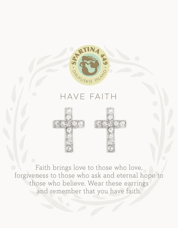 Have Faith/Cross Earrings 512374 