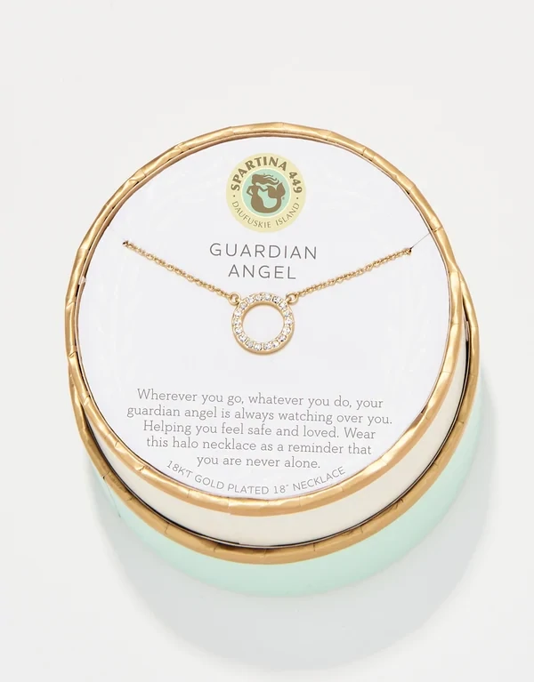SLV Guardian Angel Necklace Gold 
