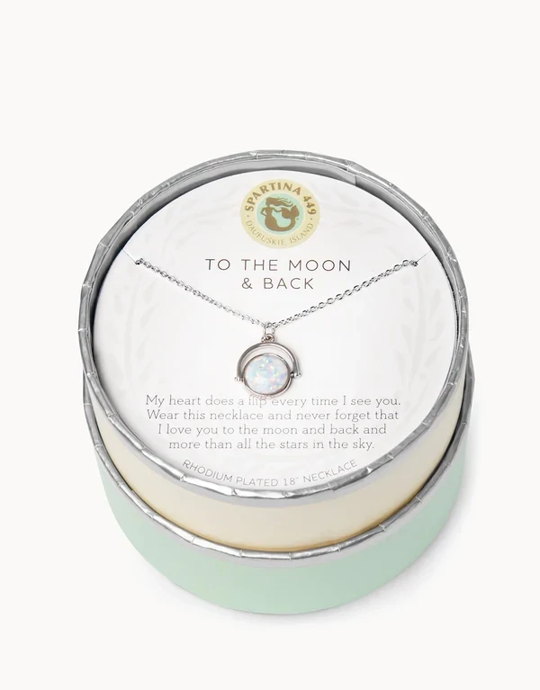 Moon Back/Heart Flip Silver 291414 